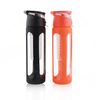 500ml Wholsale Blown Glass Drinking Glasses Water Bottle with Silicone Sleeve