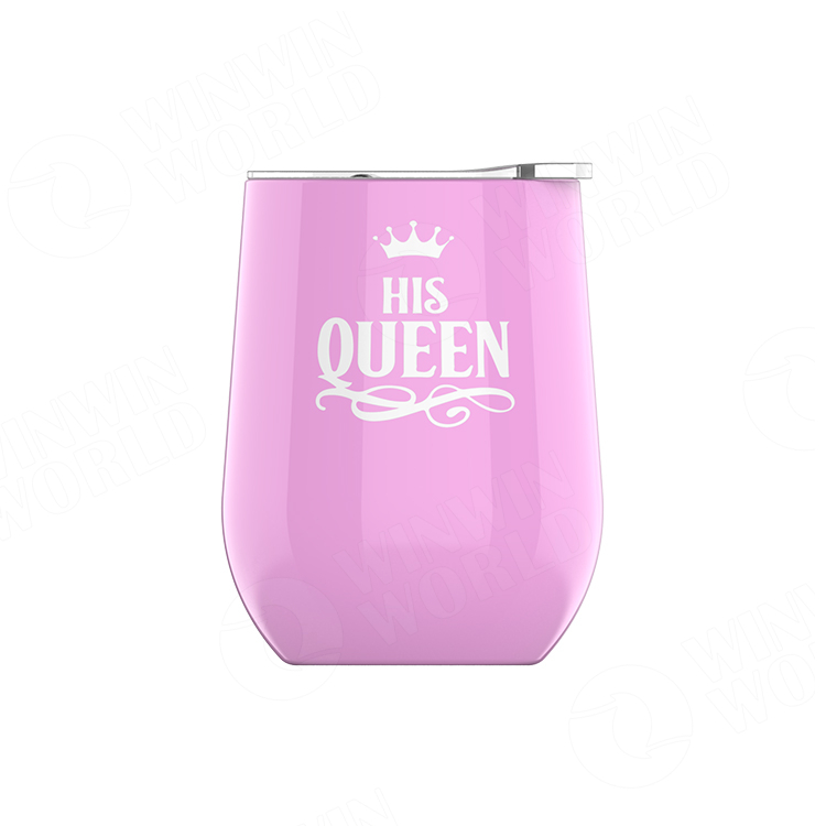 350ml Stainless Steel Wine Tumbler Insulated Cups for Christmas