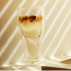 340ml Cool Glass Cups Bubble Tea Cup Leak Proof Coffee Tumbler