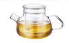 850ml Hot Selling Glass Tea Filter Pot Clear Tea Pot Stainer