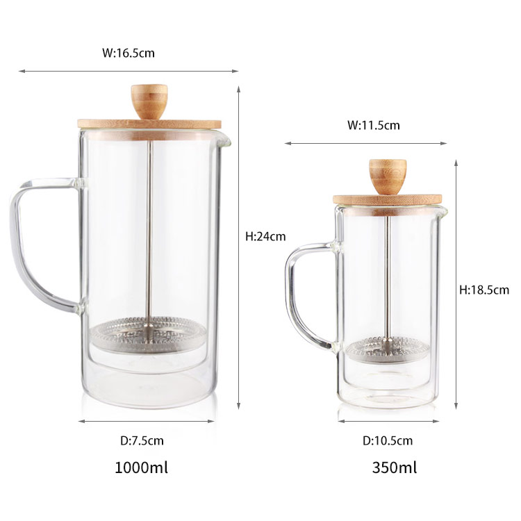 Eco-friendly Best Insulated French Press Cold Brew Coffee Press