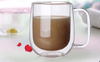 Wholesale 300ml Double Wall Coffee Cup Handle Drinking Cups