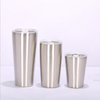 Insulated Stainless Steel Wine Glasses with Lid Ice Shaker Skinny Tumbler