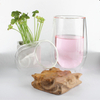 Double Wall Reusable Soda Cup Glass To Go Coffee Cup