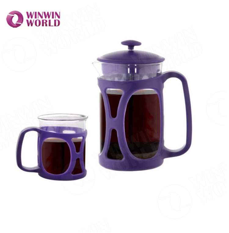 Food Grade Light Roast French Press Coffee Maker Travel Mug for Two