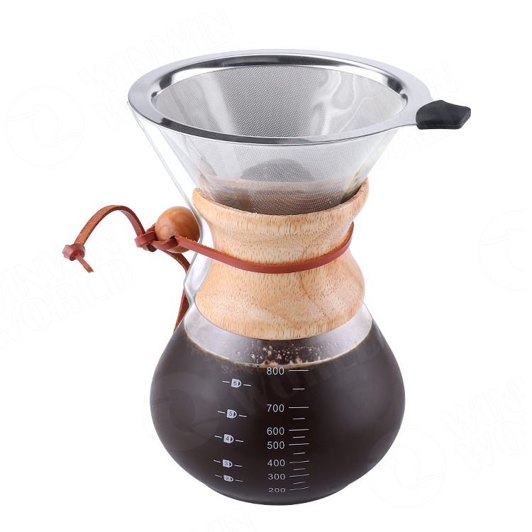 Best Iced Cold Brewer Coffee Maker Stainless Steel Filter Drip Coffee Make