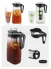 Airtight Plastic Iced Cold Brew Coffee Maker with EXTRA-THICK Tritan Carafe,Mesh Filter Premium Cold Brew Pitcher Tea Maker