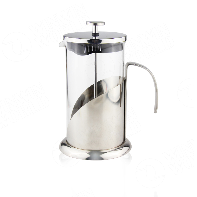 Antique Stovetop Large Greek Coffee Maker Glass French Press Coffee Pot