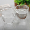80ml Custom Double Walled Transparent Glass Coffee Cups Tea Cups