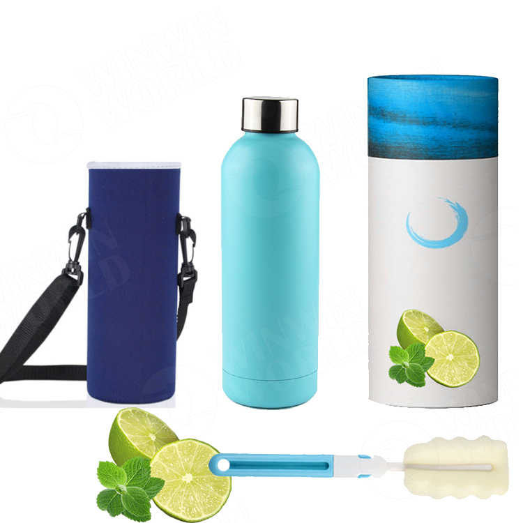 VC077 Cute Chubby Tumbler Bottles Water Drink Best Sports Gym 500ML Stainless Steel Bottles