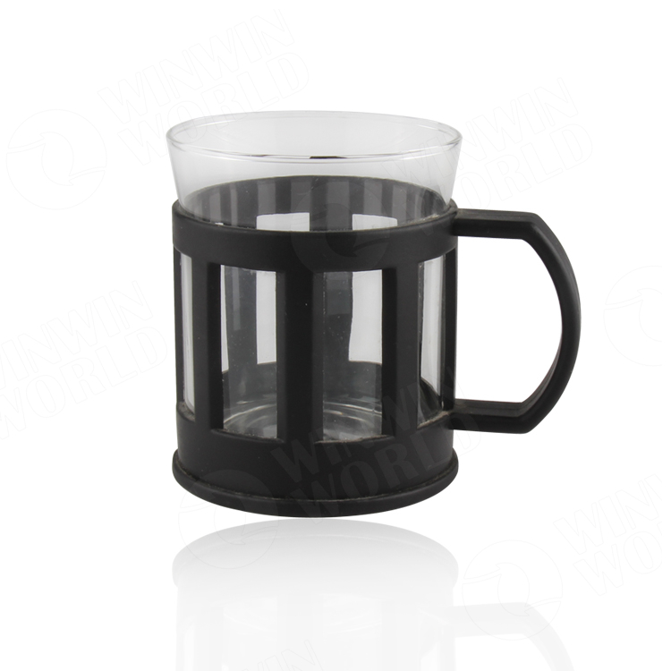 Best Single Serve Portable Plastic Glass Cup Small French Press Coffee Maker