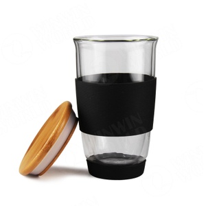 Bamboo Lid Travel Coffee Cup Personalised Beer Custom Office Mug sets