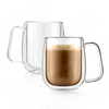 Vacuum Insulated Double Wall Glass Coffee Mug Personalized Cusom Made Keep Inside Hot/Cold Cups