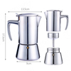 Best Affordable Purple Coffee Maker Double Metal Coffee Pot With Grinder