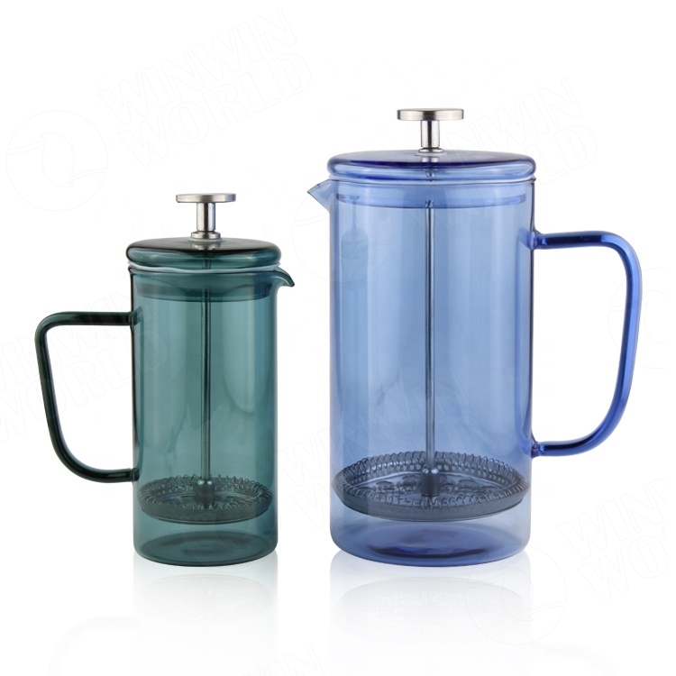 Best Italian Manual Home Office Coffee Maker French Press Coffee Grinder Set