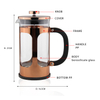 New Item Stainless Steel French Espresso Copper Coffee Maker