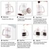 Promotion 350ml Cafetiere Glass French Press Coffee Plunger