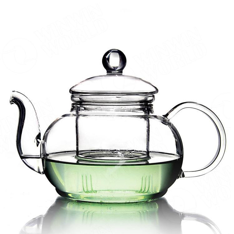 Wholesale 650ml Clear Tea Pot Teapot