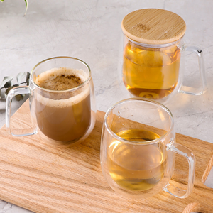 Vacuum Insulated Double Wall Glass Coffee Mug Personalized Cusom Made Keep Inside Hot/Cold Cups